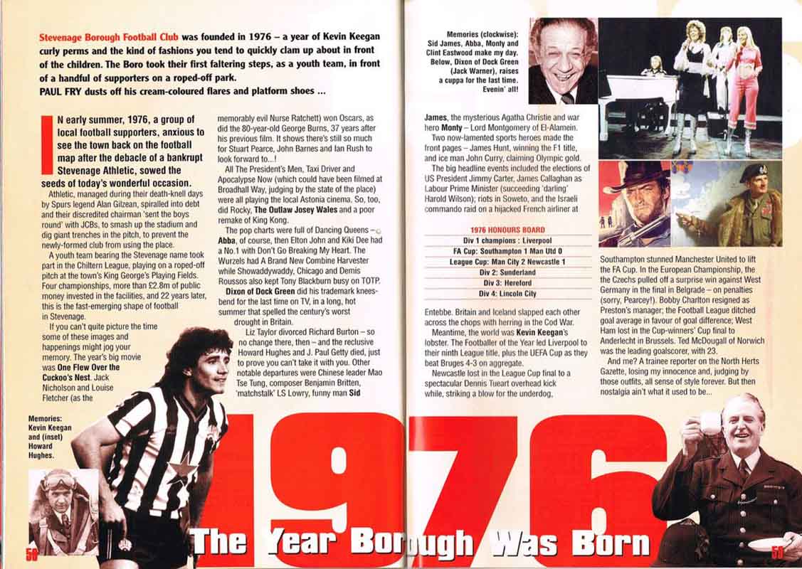 Paul Fry's original article on 1976 – the year it all started for Boro'