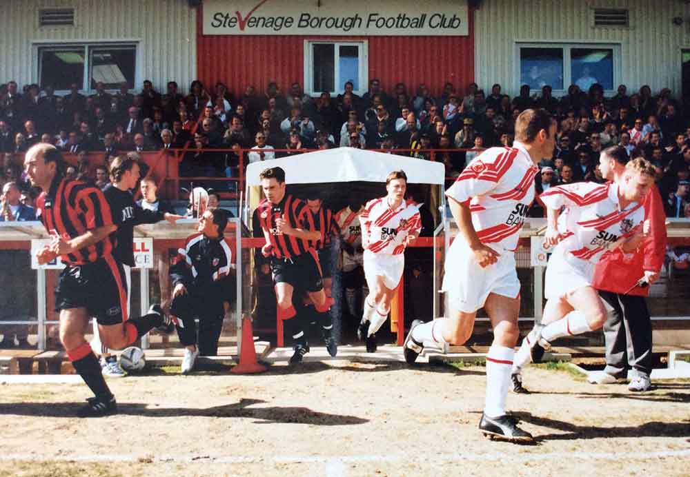 The 1996-7 FA Trophy semi-final against Woking was looking like our last shot at silverware...