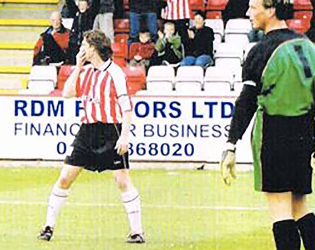One of Clarke's significant traits in his time at Broadhall Way was the ability to score goals that would make seasoned strikers blush