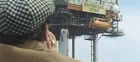 Del Boy Oil Rig - Football To Amsterdam 2016