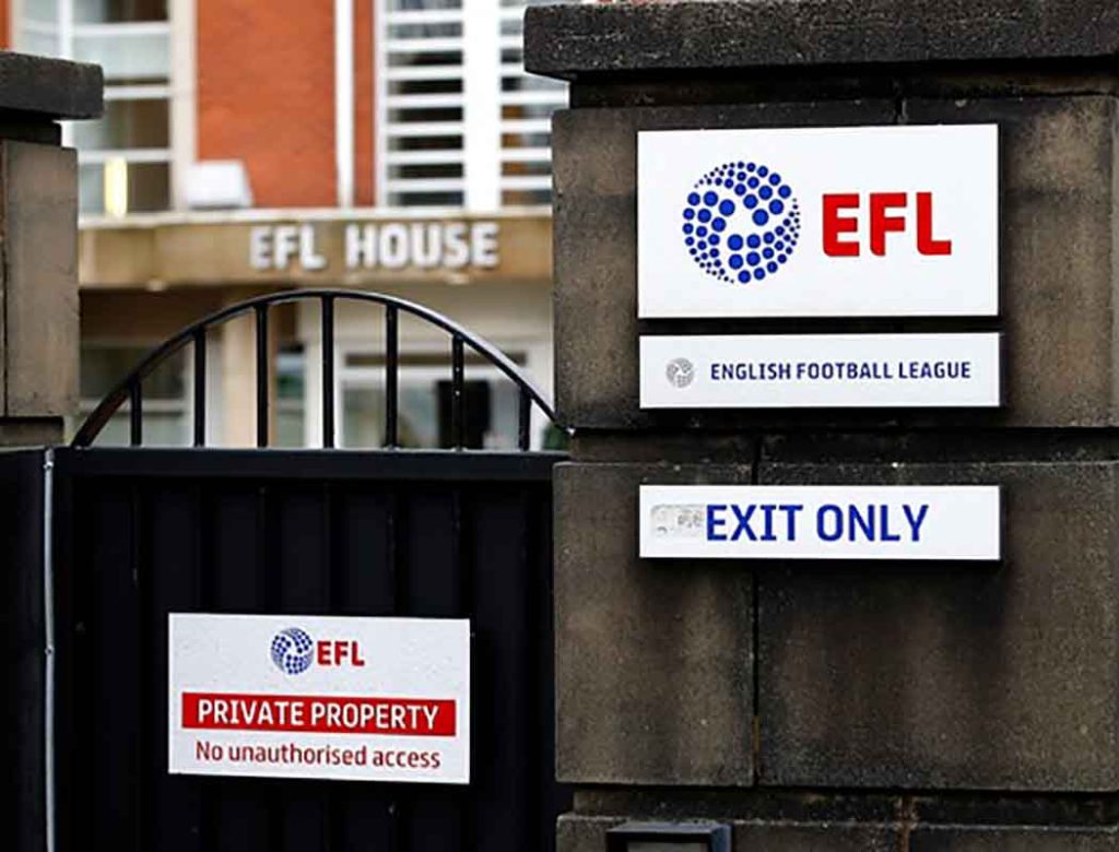 Do you get the feeling we're getting hung out to dry by the EFL and National League? We're not so much down – but more left hanging in limbo...