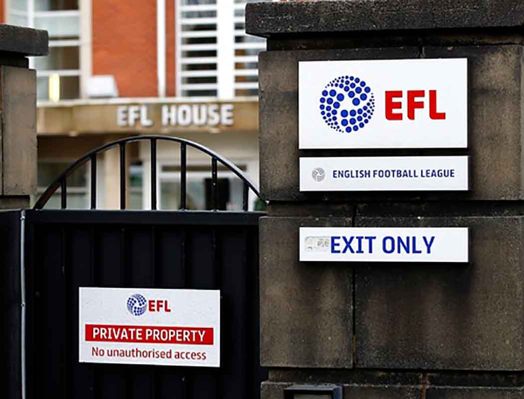 Do you get the feeling we're getting hung out to dry by the EFL and National League? We're not so much down – but more left hanging in limbo...