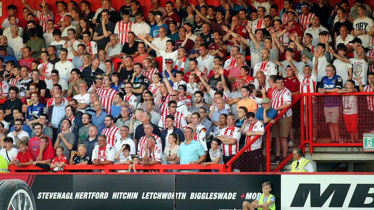 We get on people's wick. And that's one of the more epic reasons to support Stevenage Football Club