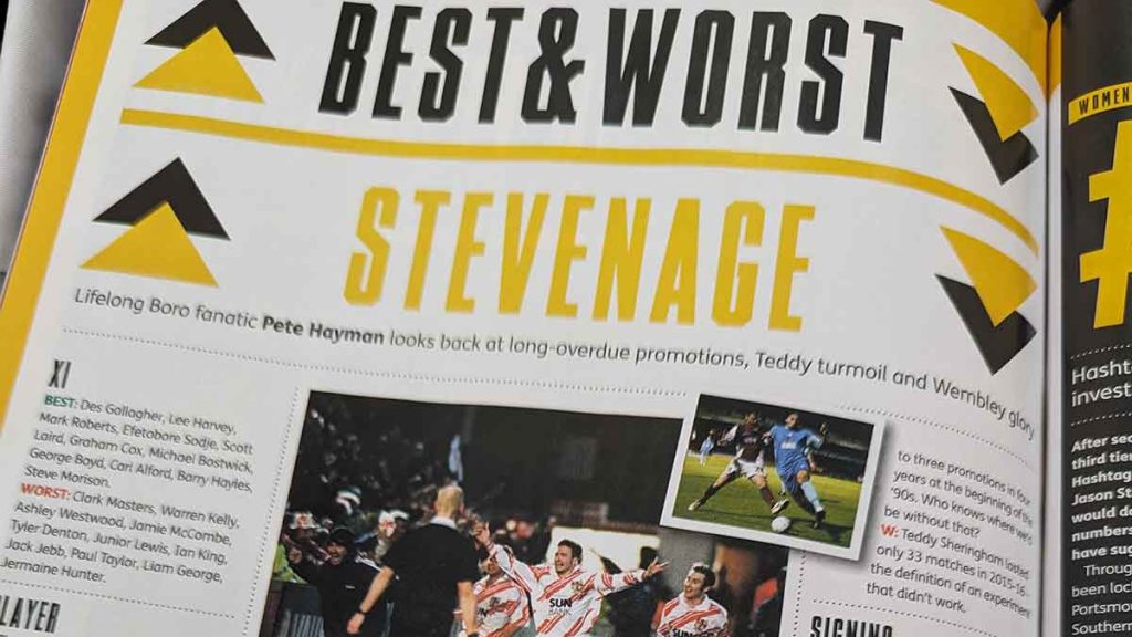 'Best and Worst' is one of our favourite parts in FourFourTwo magazine – so imagine our delight when they asked us to do it...