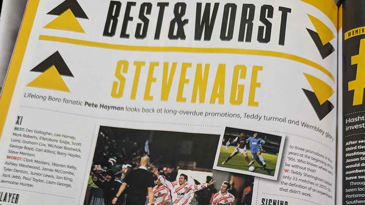 'Best and Worst' is one of our favourite parts in FourFourTwo magazine – so imagine our delight when they asked us to do it...