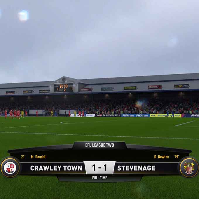 FIFA 18 Verdict: Crawley Town (A)