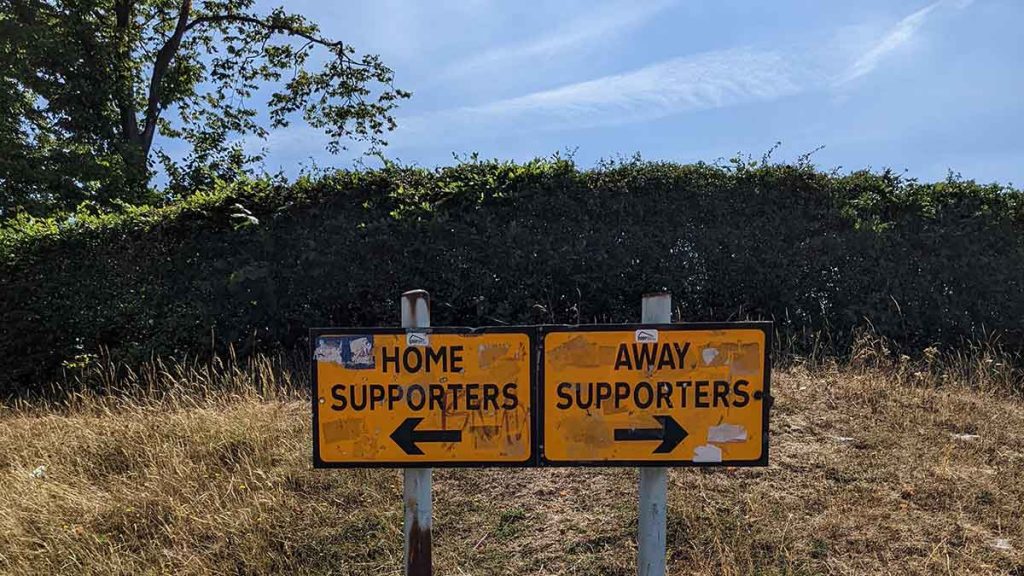 All are welcome at the Lamex Stadium; home and away fans.