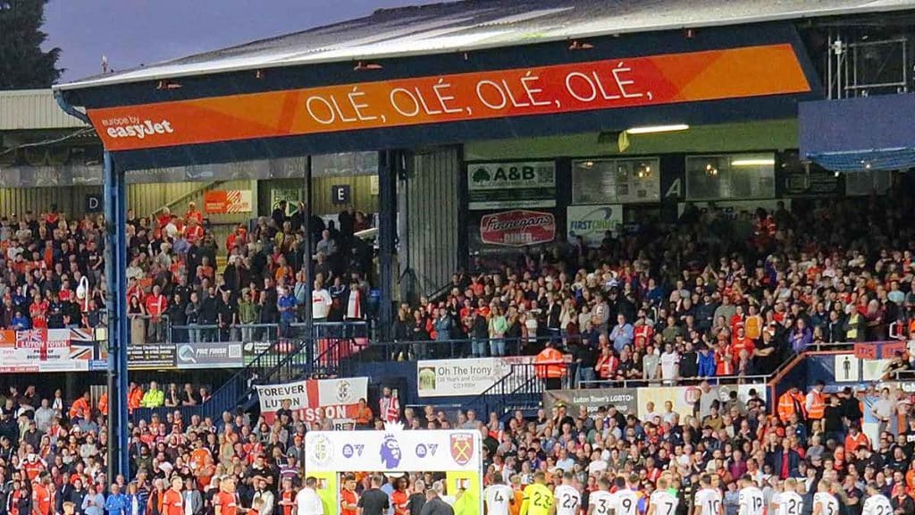Luton Town's fall from the Premier League looks like it may extend another division