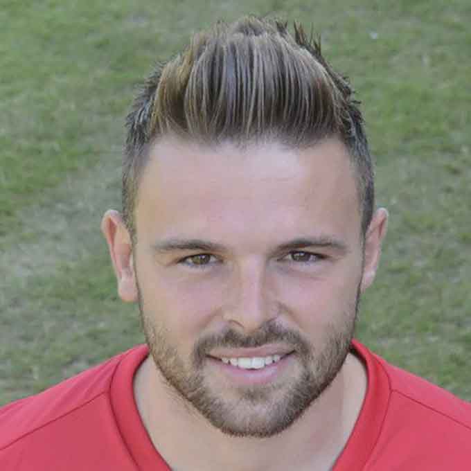 Stevenage striker Matty Godden