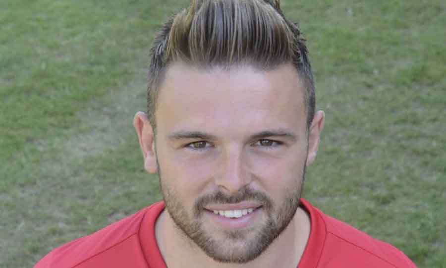 Stevenage striker Matty Godden