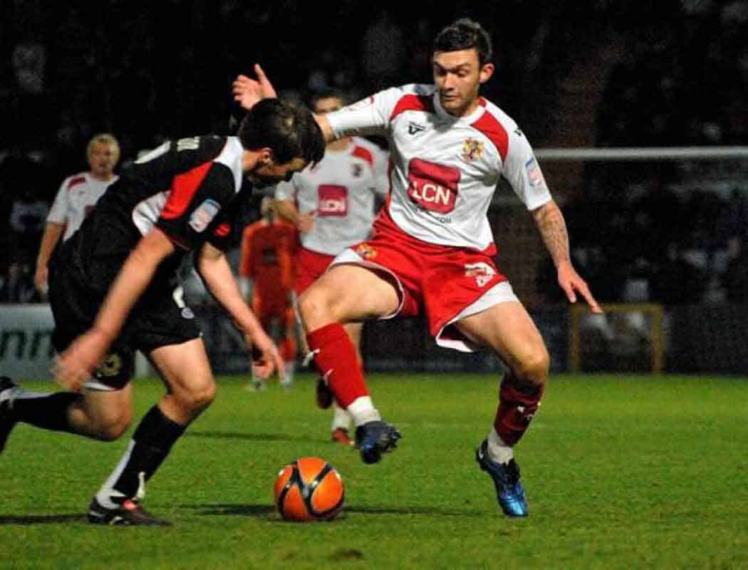 Jay O'Shea in action for Boro'
