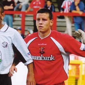 Charlie MacDonald signed for the Boro' at the same time as winger Michael Blackwood; brought in from Margate by gaffer Wayne Turner