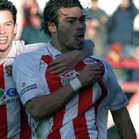 Much about Anthony Elding goes without saying, but we'll say it anyway; another striker to take Boro' by storm after joining from Boston United in 2003