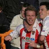 The demise of Hornchurch two months into the 2004-5 campaign did benefit Stevenage Borough in the shape of midfielder Simon Weatherstone