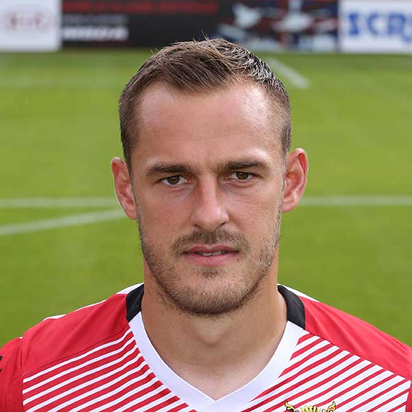 In a bid to stem the number of goals that Boro' were letting in during the 2015-6 season, manager Teddy Sheringham raided neighbours Luton Town to secure the services of centre half Luke Wilkinson on a permanent contract