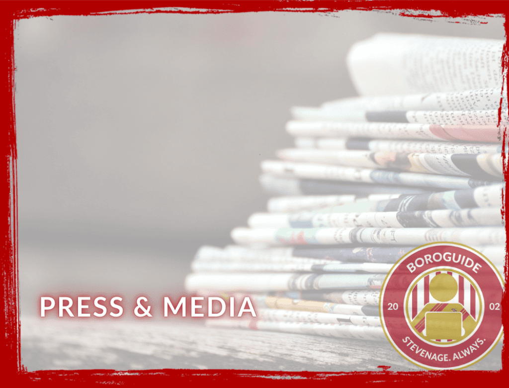 Press? Need a Stevenage view on life, the universe and this crazy thing called football? We're always happy to help press and media...