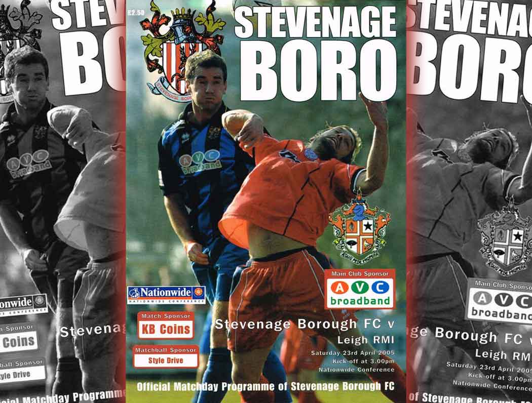 You can't beat a matchday programme. Behind every one is a unique tale of our exploits. From the 2004-5 campaign, this one is no exception.
