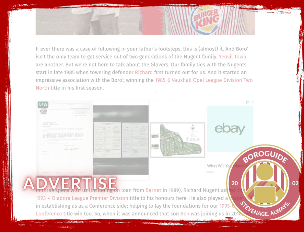 Do you represent a brand, product or service? Looking for extra exposure? Advertise with BoroGuide and we can help you...