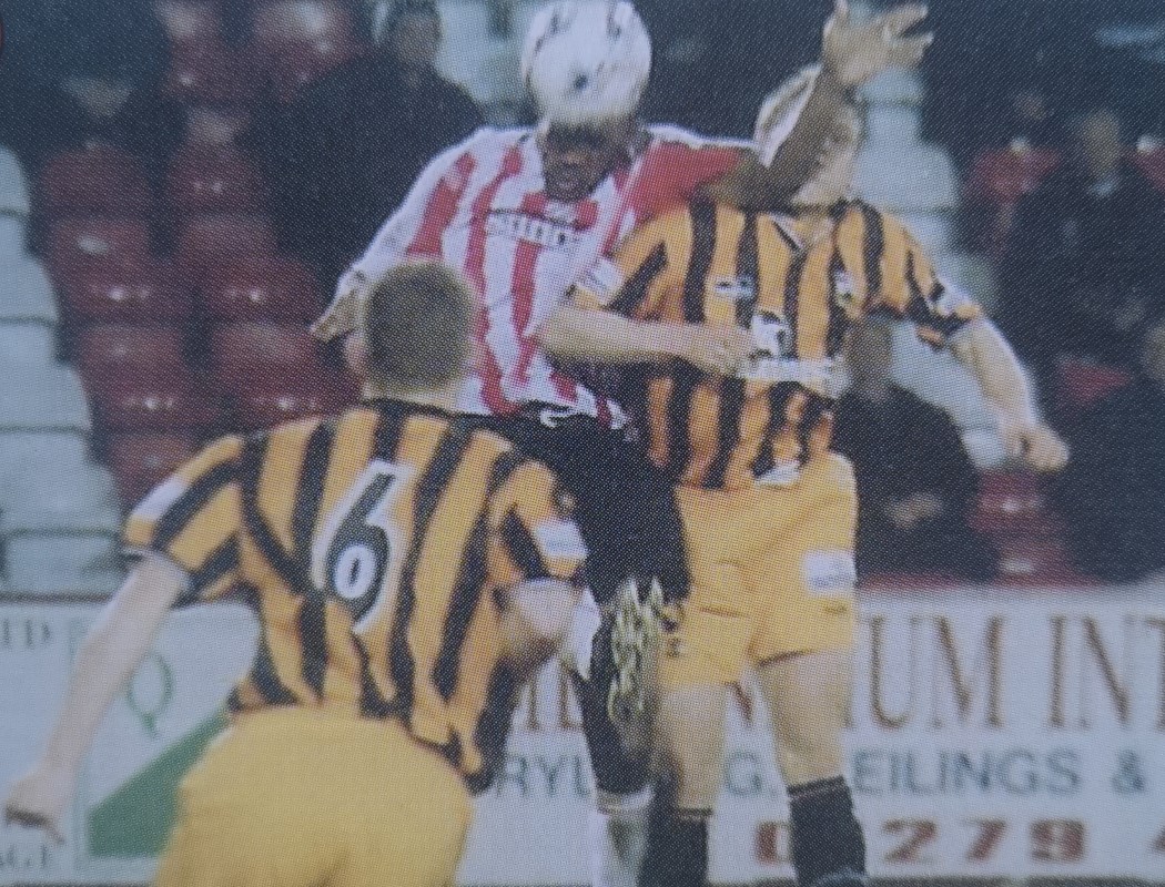 But if there's one game that stands out above most others for Siggy, it was indoors in the return match against the Bees in the 2001-2 season