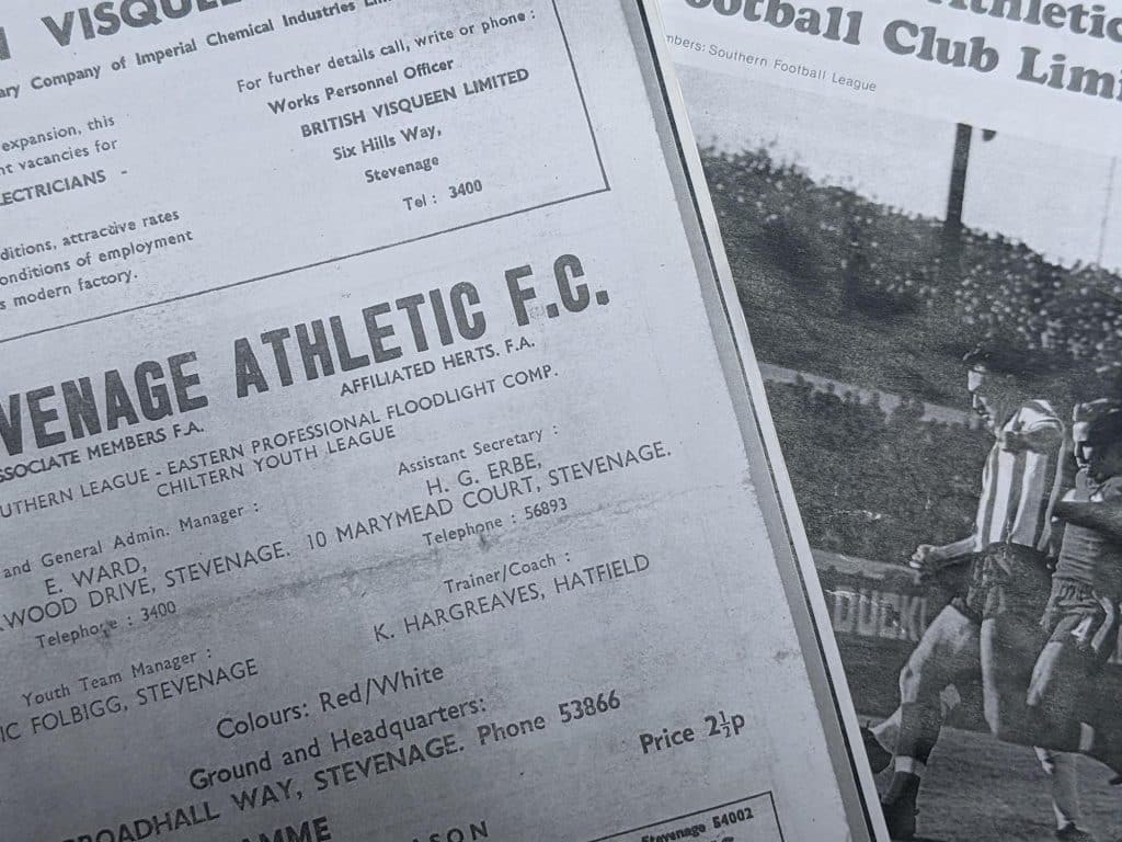 In no time at all, Stevenage Athletic were created to take over where Stevenage Town had left off.