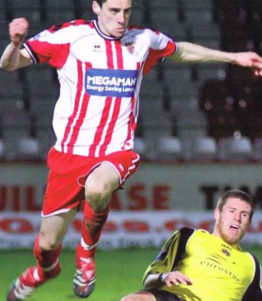 Boro' played Ebbsfleet United on Good Friday 2008