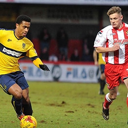 Stevenage v Oxford, 2014-5