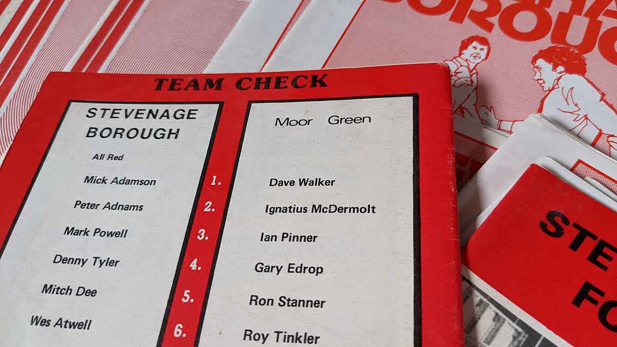 It's a drum we've banged before. But we're still on the hunt for the missing and incomplete Stevenage line-ups in our database...