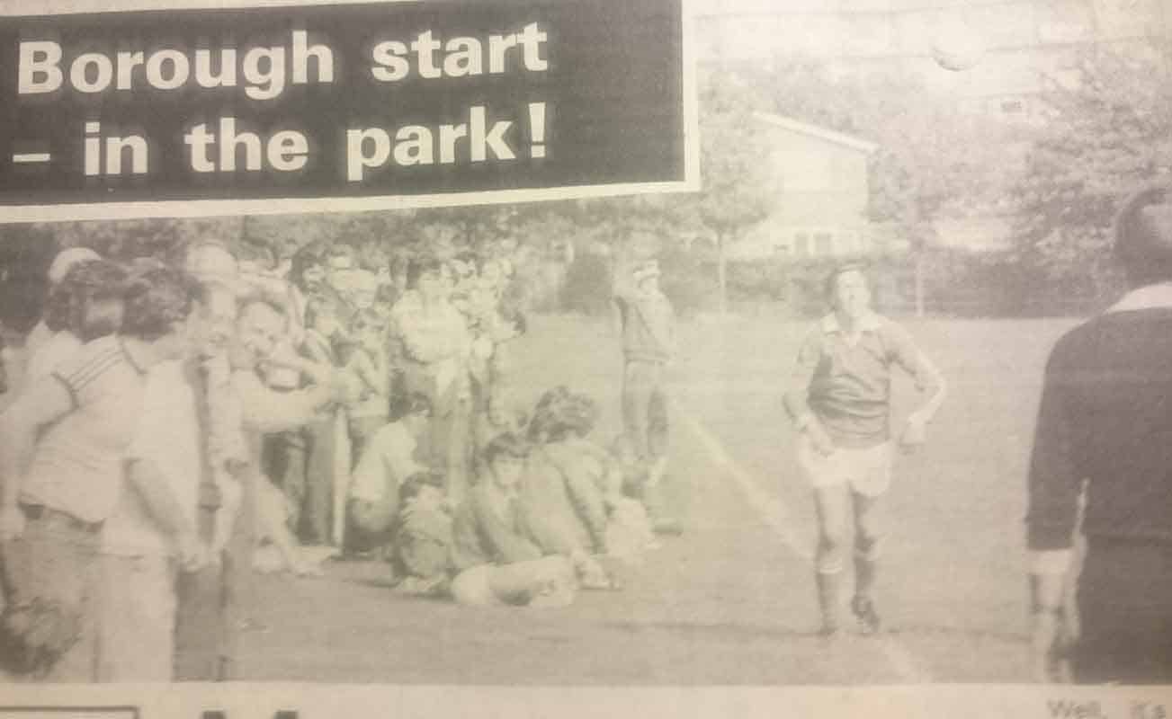 In 1976, Stevenage Borough was born; starting life on King George V Playing Fields