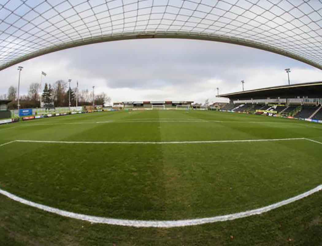 The ball ended up in this net three times during a second half where the match was dumped on its head...
