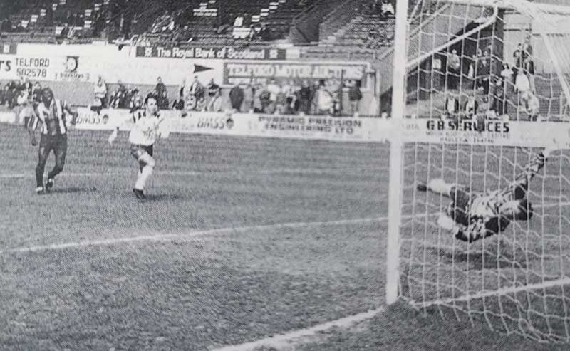 Tony Lynch is part of a fantastic four that did much of the legwork in front of goal in the second half of the 1994-5 GM Vauxhall Conference campaign