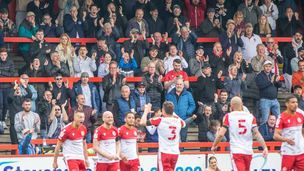 A 2-0 win over Tranmere Rovers would secure our EFL status with three games to play in 2022.