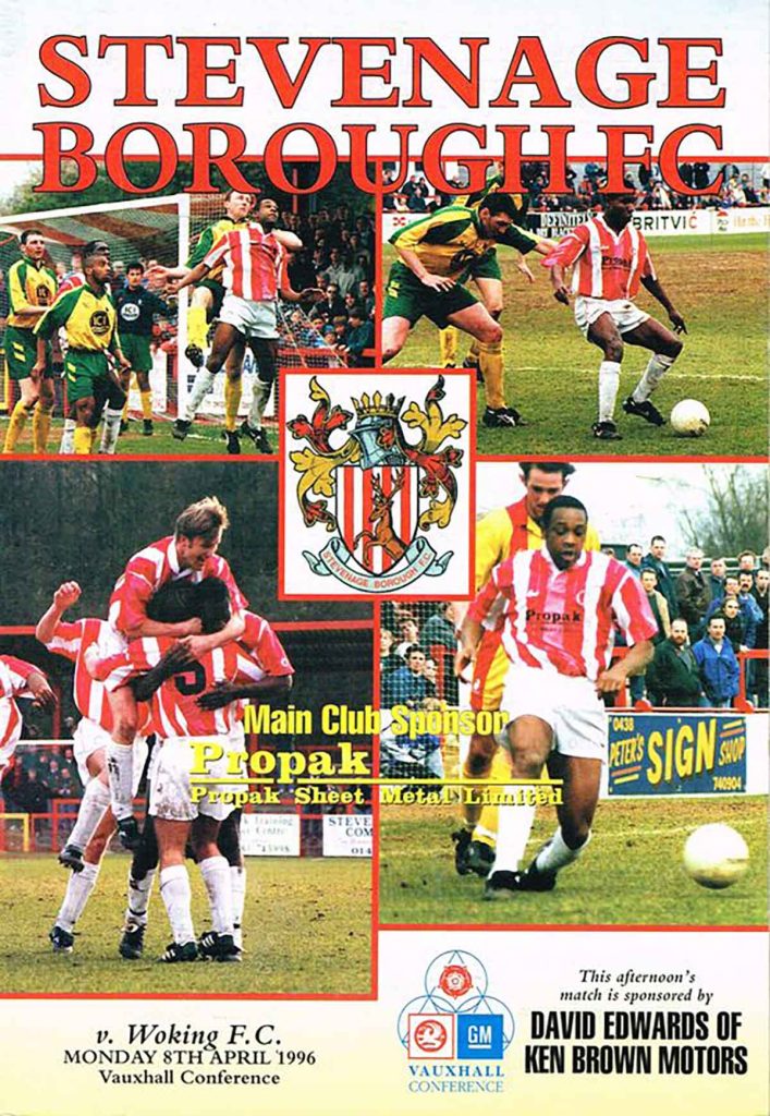 Stevenage Borough 4-0 Woking: Few who bought this programme before the game knew what would unfold.